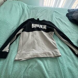 Bauer Two-Tone Black and Gray Pullover